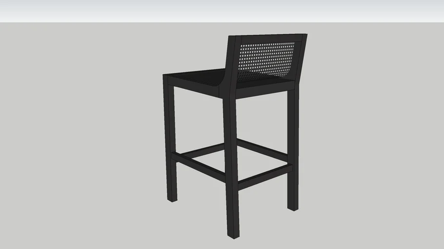 RATTAN STOOL