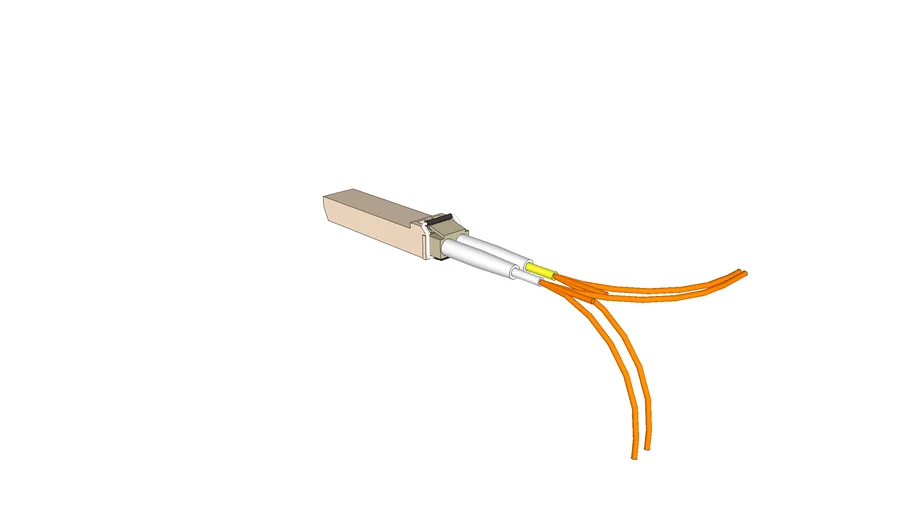 SFP Connector (Fibre) | 3D Warehouse