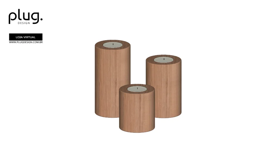 CONJUNTO DE VELAS IRIS PLUG DESIGN