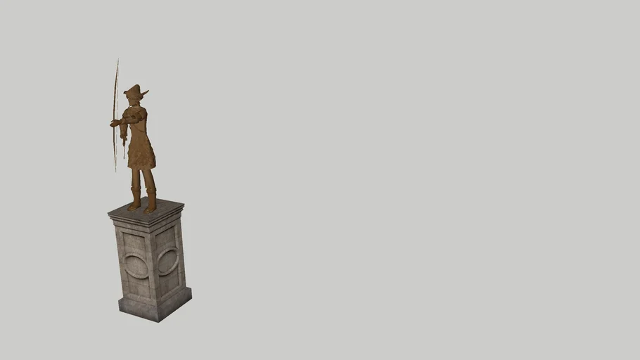 Bronze Robin Hood Statue