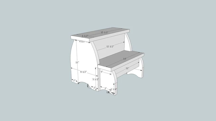 Step Stool | 3D Warehouse