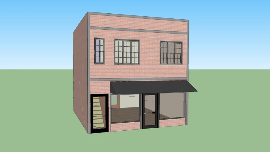 Small town store with upstair office