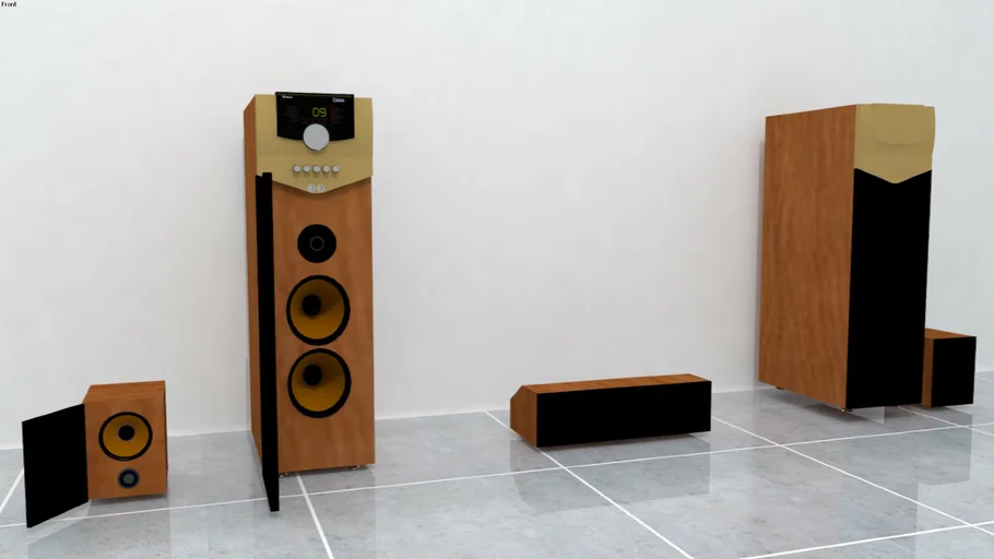 Dolby Surround  Digital sound System 5+1 Speakers