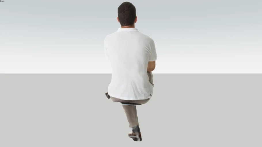 2d man sitting