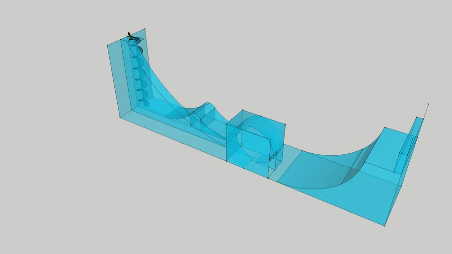 Skate ramps with loop | 3D Warehouse