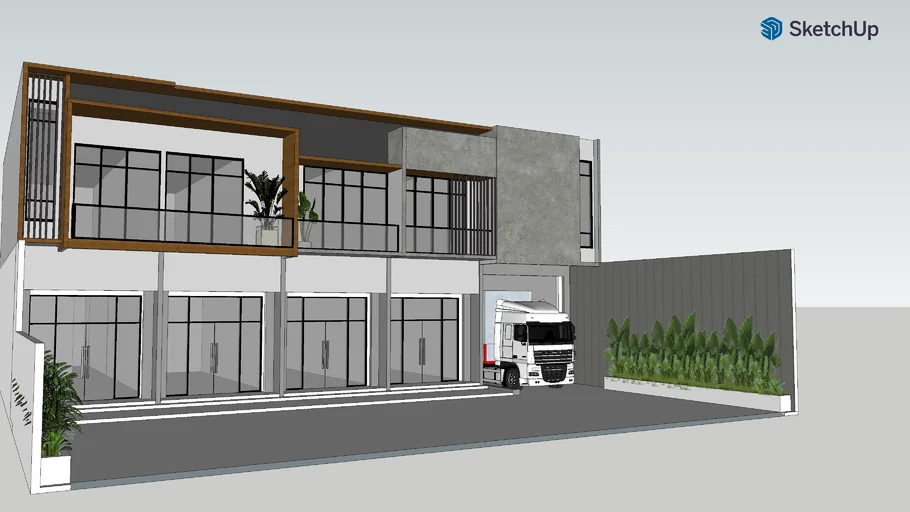 GAMBAR RUKO MODERN | 3D Warehouse