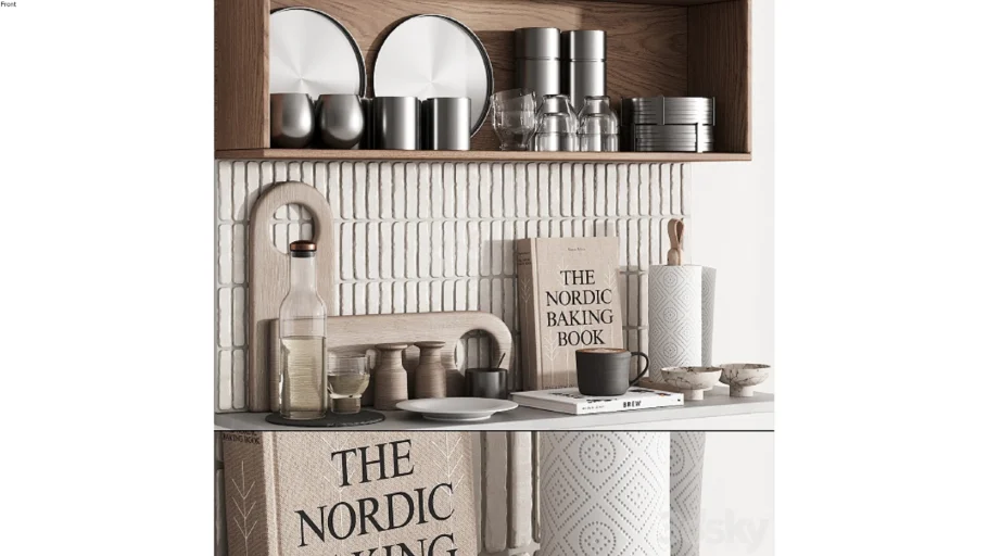 Kitchen Decor Set Accessories 3DSKY