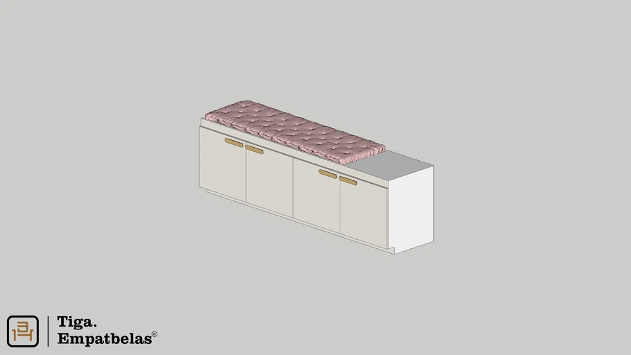 Tiga.empatbelas - Pink Ottoman