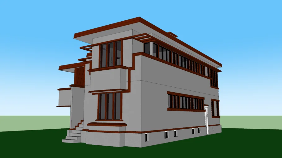 American System-Built Homes by ( frank lloyd wright )