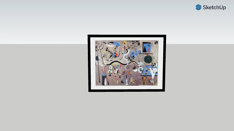 harlequin's carnival painting joan miro