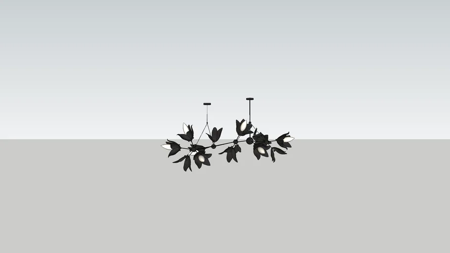 Rosie Li Laurel Blossom 13 Chandelier