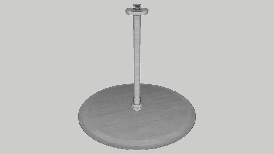 JEE-O slimline shower head large & ceiling shower 35 - brushed stainless steel