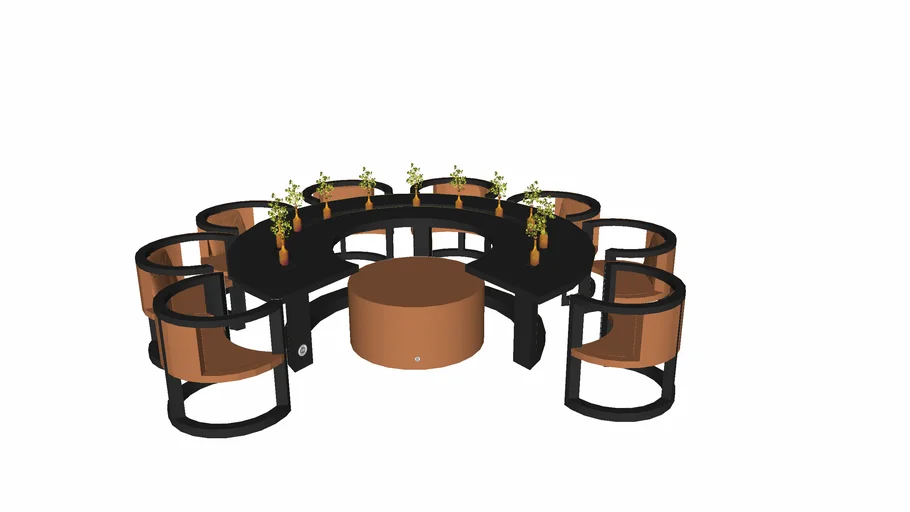 HUGE INDUSTRIAL PARTY TABLE