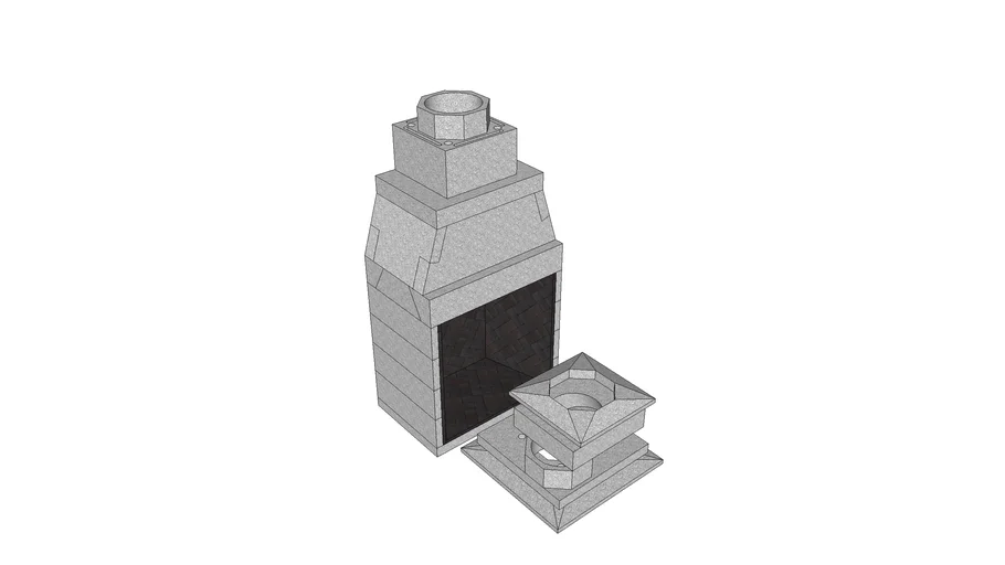 Isokern Magnum 36 prefabricated fireplace