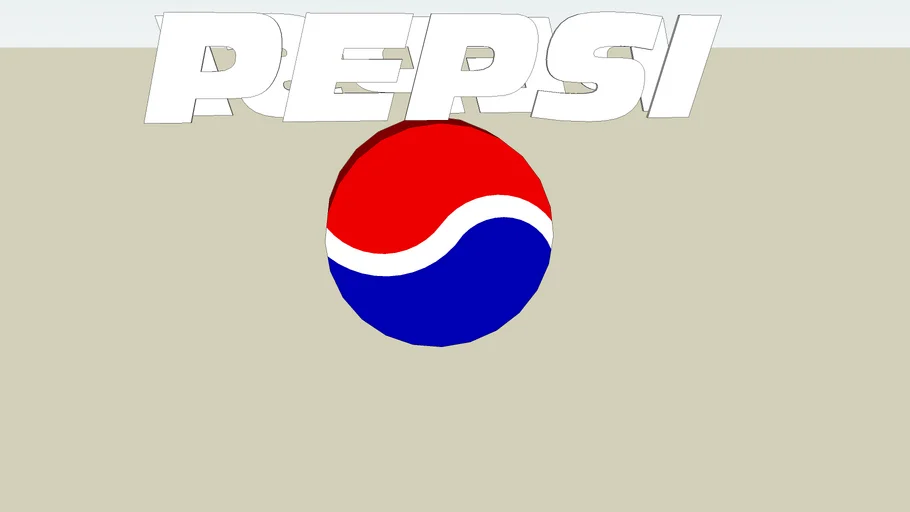 PEPSI 2 SIDED LOGO | 3D Warehouse