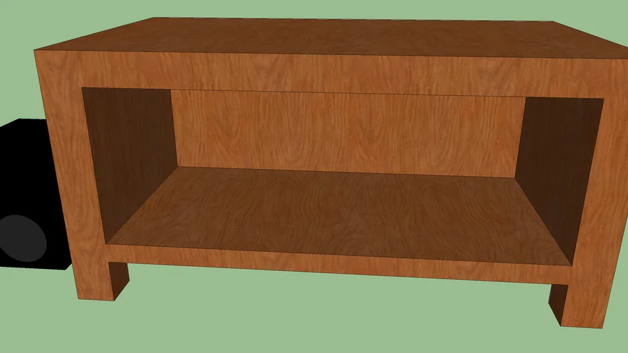 table with sub wofer | 3D Warehouse