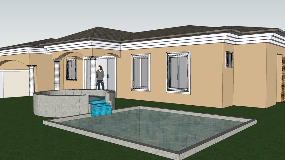 Simple Modern Tuscan House