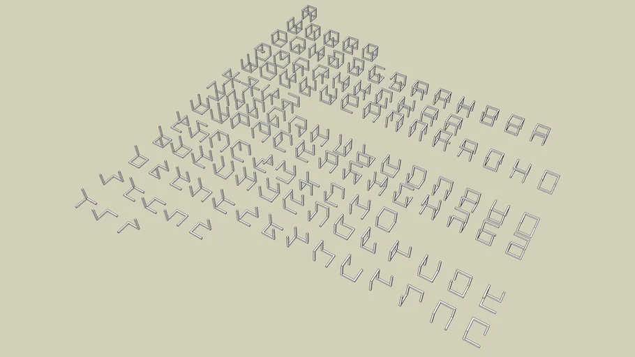 Sol LeWitt : Incomplete Open Cubes