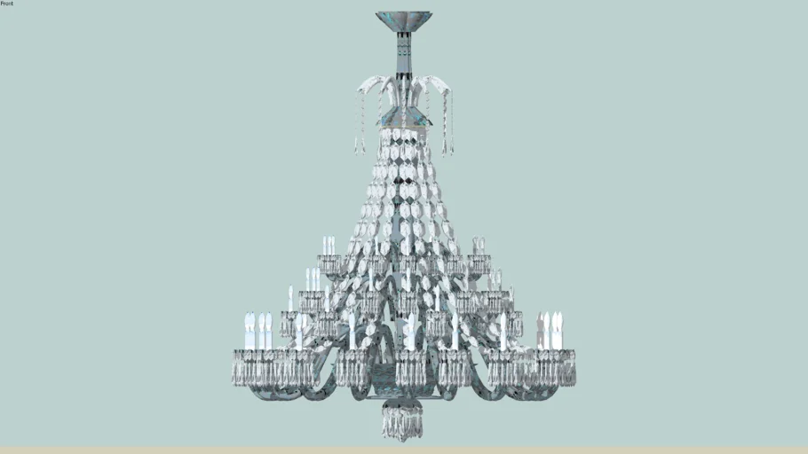 Baccarat Zenith Chandelier crystal