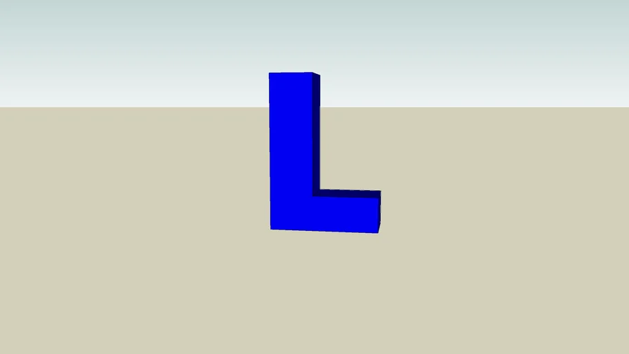 blue l | 3D Warehouse