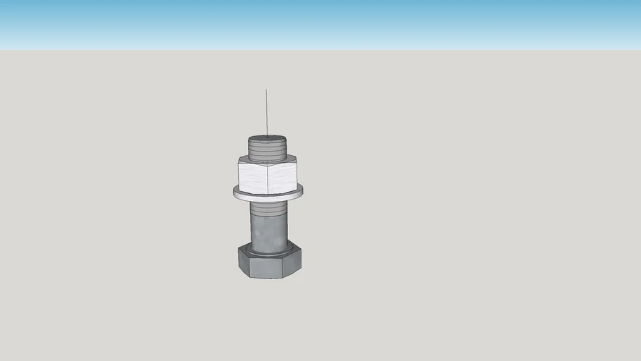 Bolt M20 dynamic: hexagon, cylindrical or countersunk with (lock)nut and (spring)washers