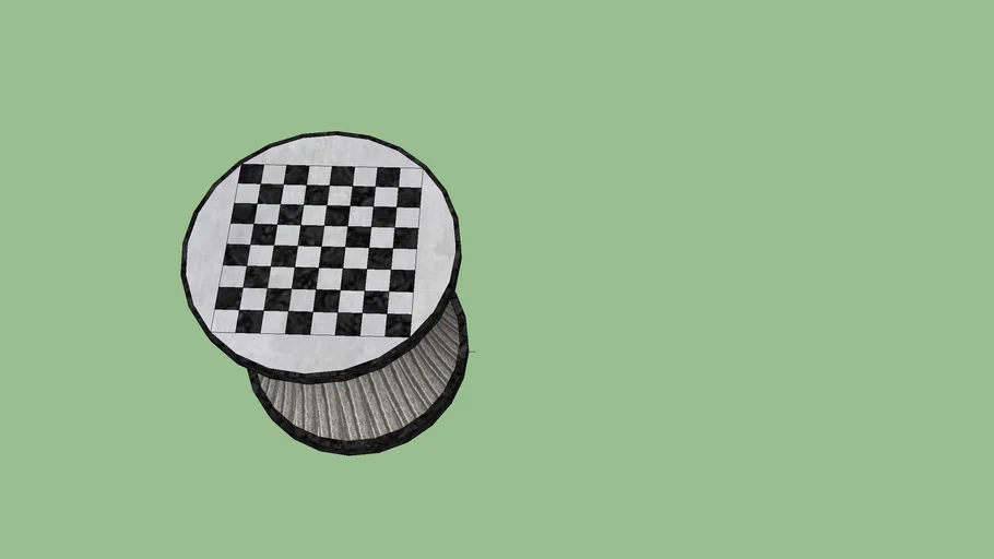 Outdoor Chess/Cheaker board
