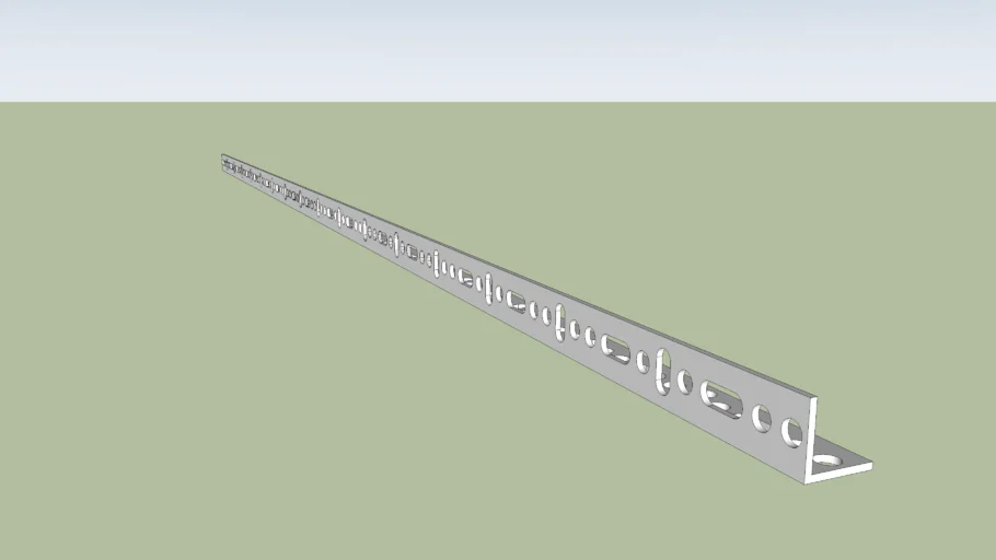 Slotted Angle Iron (besi siku lobang)