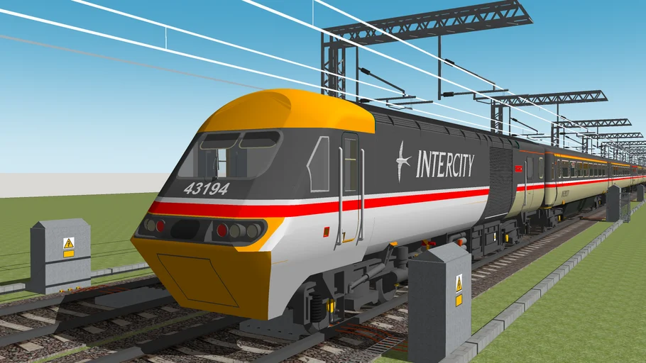 Intercity Class 43 HST Intercity Swallow | 3D Warehouse