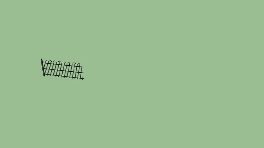 Metal fence