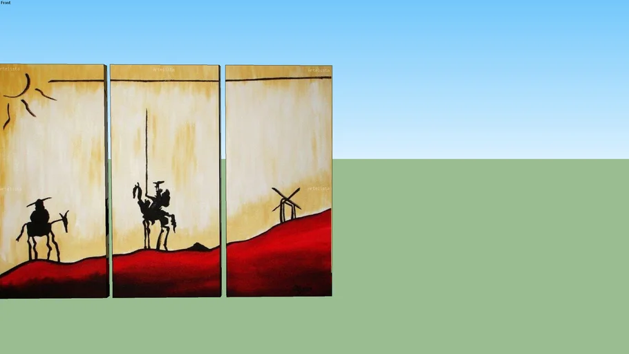 CUADRO DON QUIJOTE DE LA MANCHA