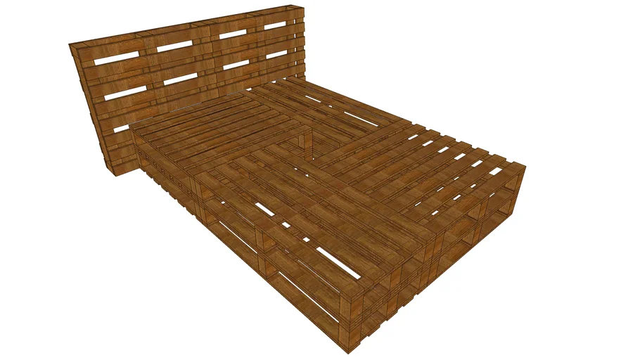 Cama Matrimonial de palets