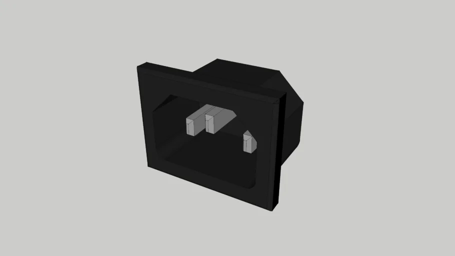 IEC C14 Computer Socket