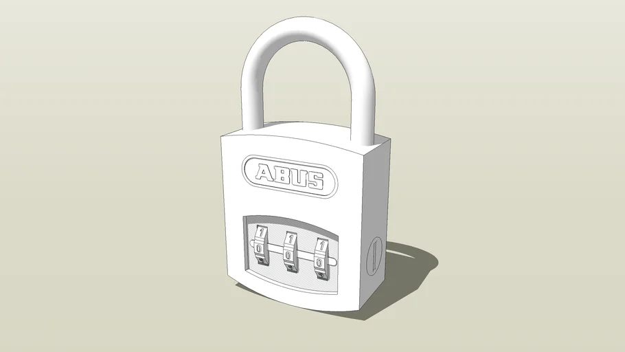 ABUS Zahlenschloss / Vorhängeschloss / Schloss