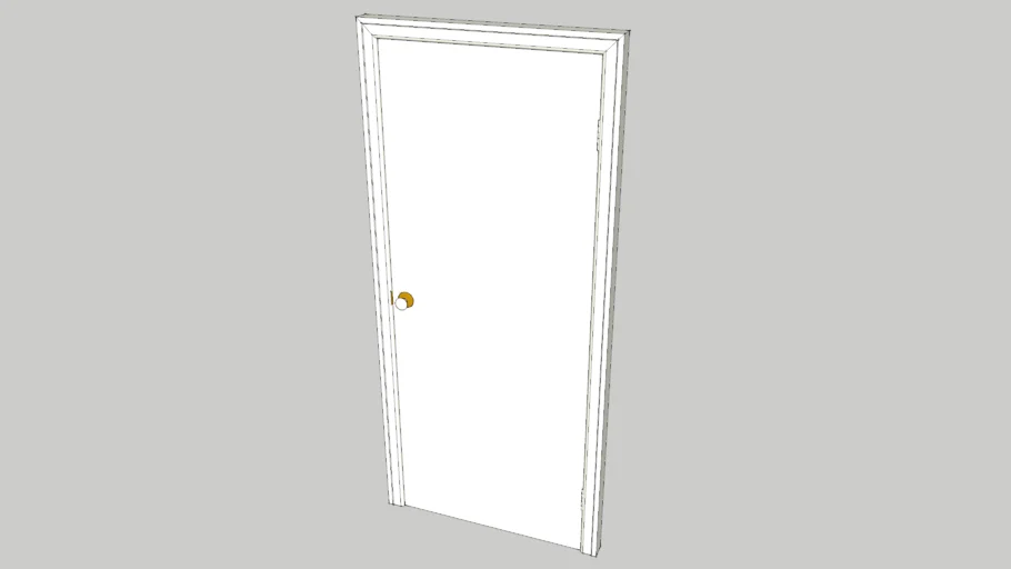 Plain Door - Right