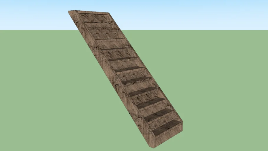 Japanese Farmhouse-Style Stair