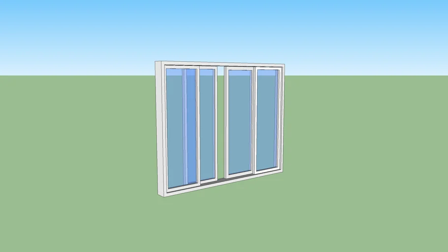 ESQUADRIA DE ALUMINIO COM VIDRO CRISTAL