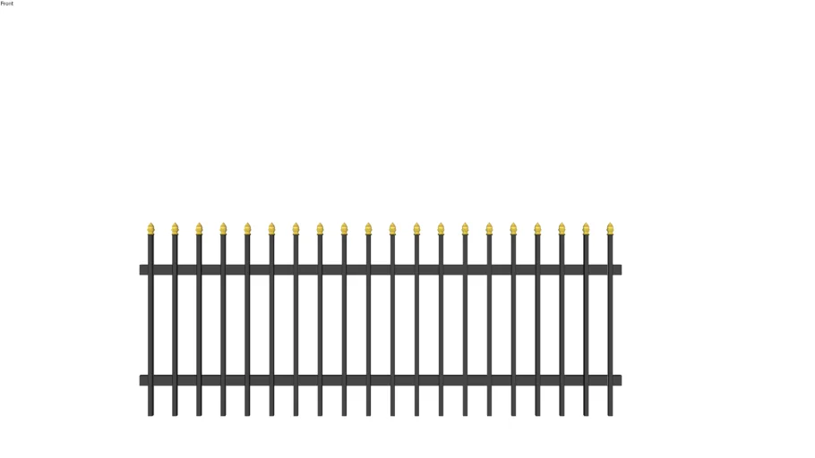  Fence Iron metal 