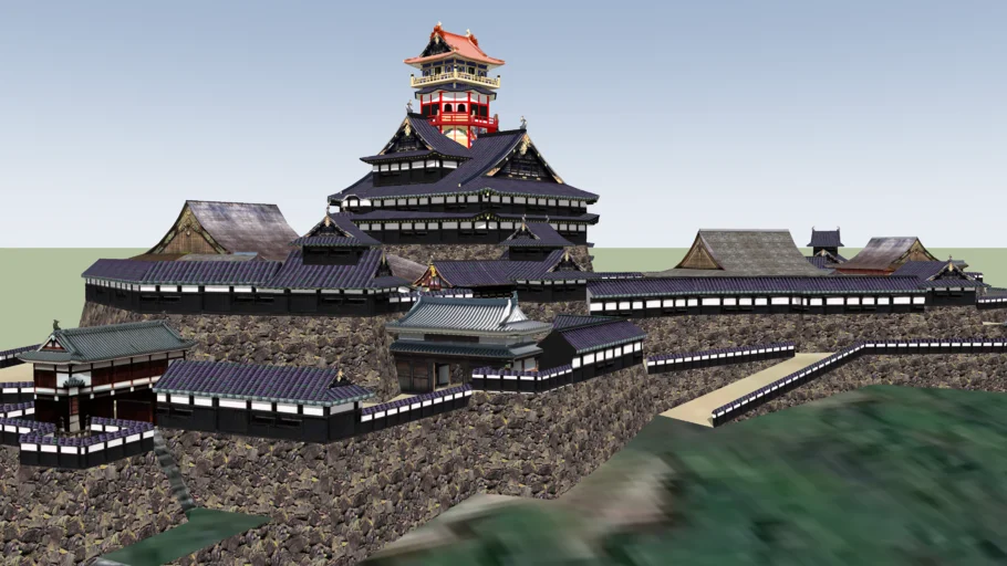 蘇る 安土城 - Model - 3D Warehouse