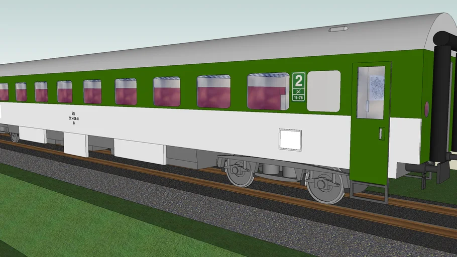 ČD B second class passenger car