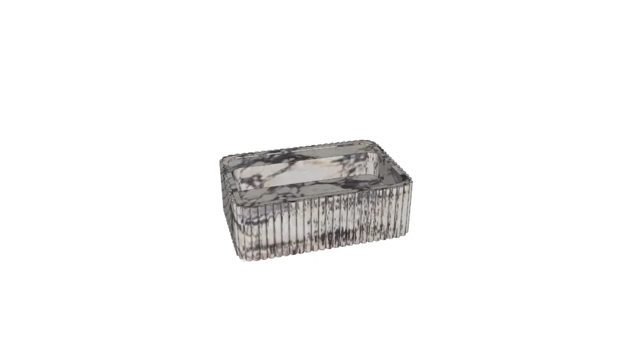 Zeus marble Calacatta Viola Groove Sink