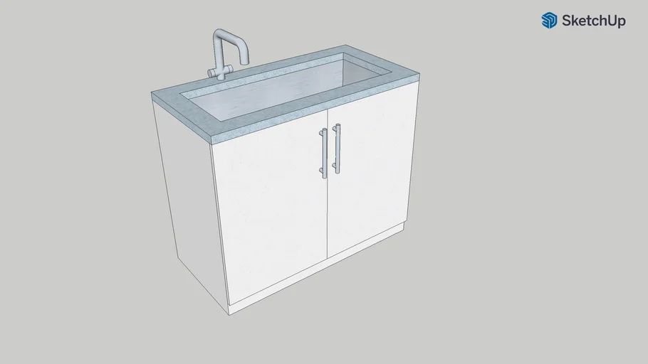 Medical cabinet with sink