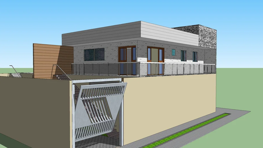 Barracao Comercial com Casa Sobre-loja