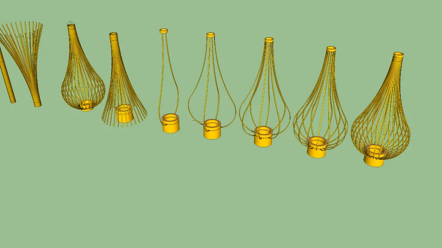 How to build a basic split bamboo lamp
