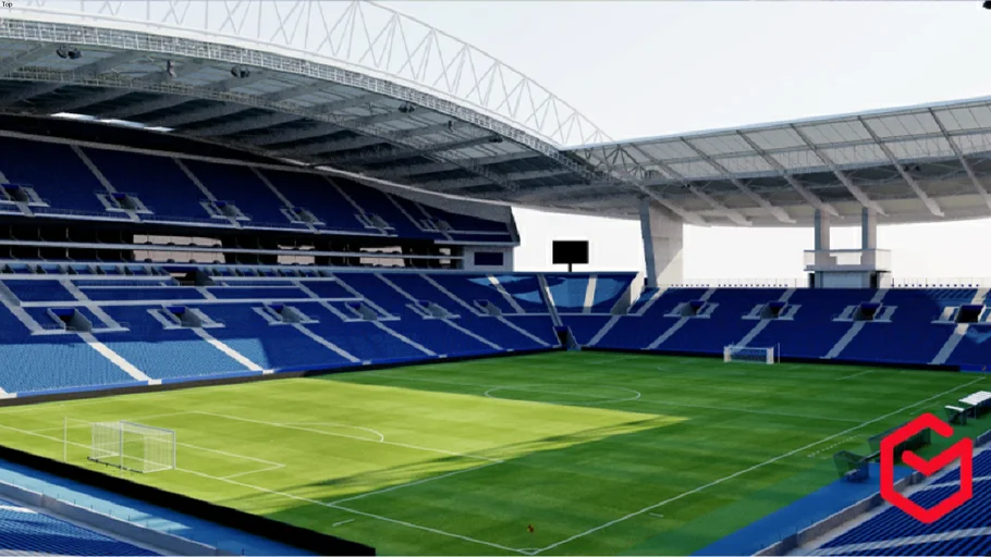 Estadio do Dragao - Porto Portugal 3D model