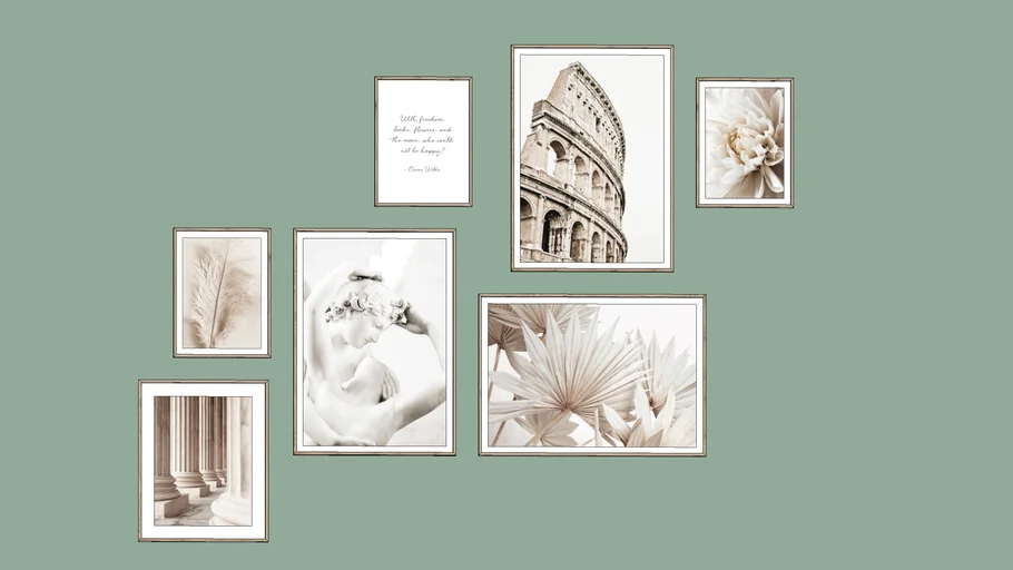 Botanical theme wall art