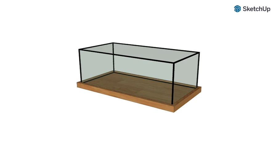 Vitrinekast, Vitrine doos kist, Glazen displaybox, Glass displaybox
