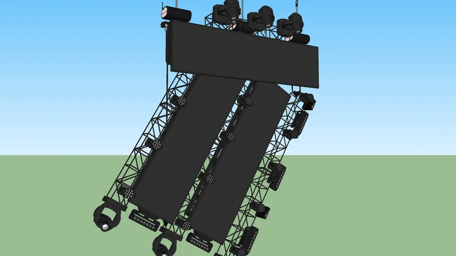 Lighting - LED screen Rig | 3D Warehouse