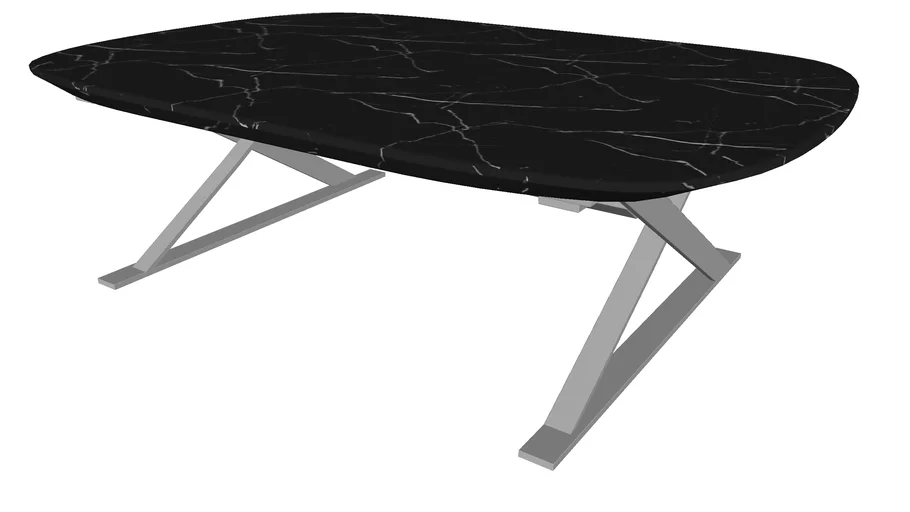 Irving Coffee Table Black Marble by Modloft
