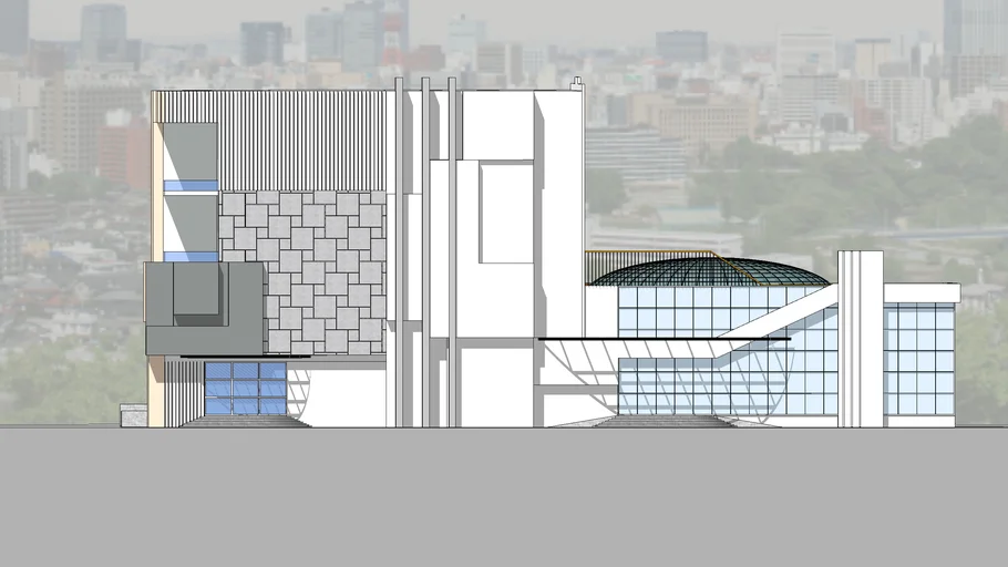 Shopping Mall Elevation Design
