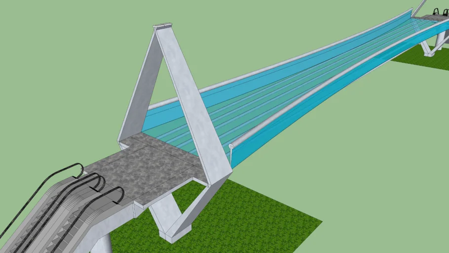 Modern Pedestrian Bridge